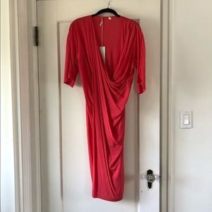 Donna Karan Red Dress Size 8